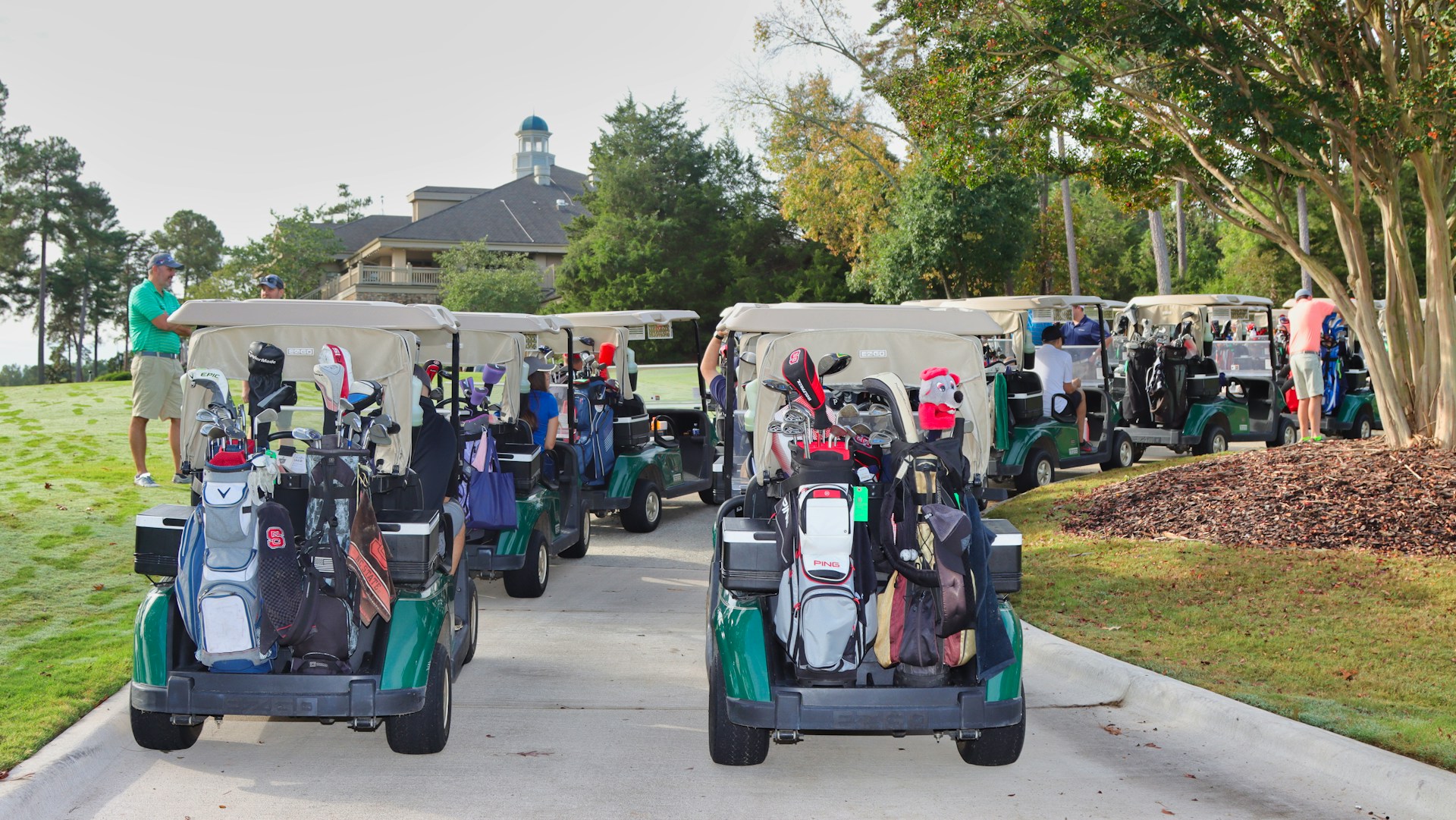 NEPGA Foundation supporters on the course