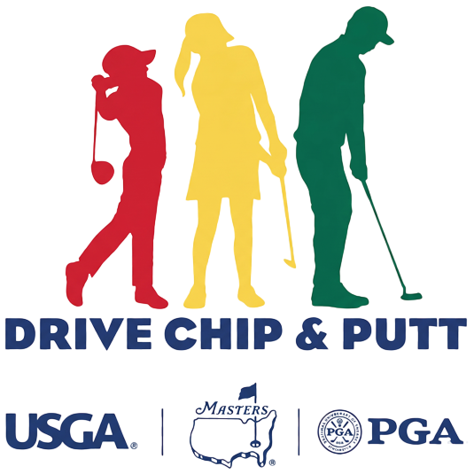 Drive, Chip & Putt logo